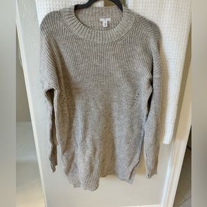 BP oatmeal tunic sweater